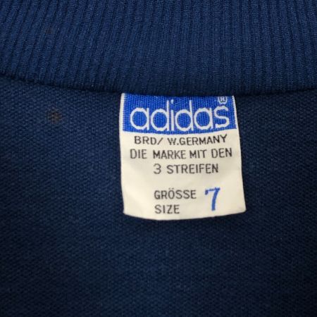  70s adidas ジャージ トラックジャケット 7号 西ドイツ製 古着 SADS-3F ネイビー