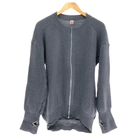  80s Forsvaret(デンマーク軍) ニット ドライバーズニット  SIZE 42 古着 グレー