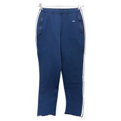 □□ 70s adidas パンツ トラックパンツ 7号 古着 西ドイツ製 SADS-3F ネイビー Cランク