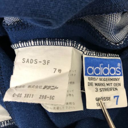  70s adidas パンツ トラックパンツ 7号 古着 西ドイツ製 SADS-3F ネイビー