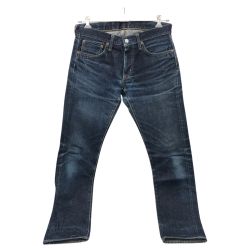 □□ DENIME ドゥニーム ジーンズ Slim STR XX type-OW W31 ダメージ有 古着 50-12-0075 インディゴ Cランク