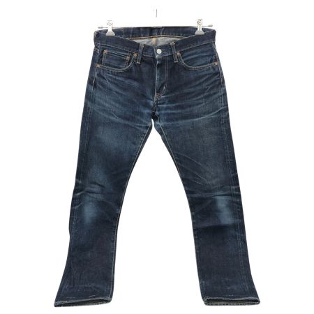  DENIME ドゥニーム ジーンズ Slim STR XX type-OW W31 ダメージ有 古着 50-12-0075 インディゴ