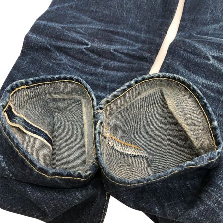  DENIME ドゥニーム ジーンズ Slim STR XX type-OW W31 ダメージ有 古着 50-12-0075 インディゴ