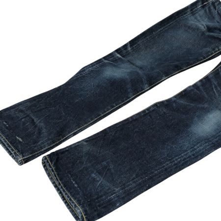  DENIME ドゥニーム ジーンズ Slim STR XX type-OW W31 ダメージ有 古着 50-12-0075 インディゴ