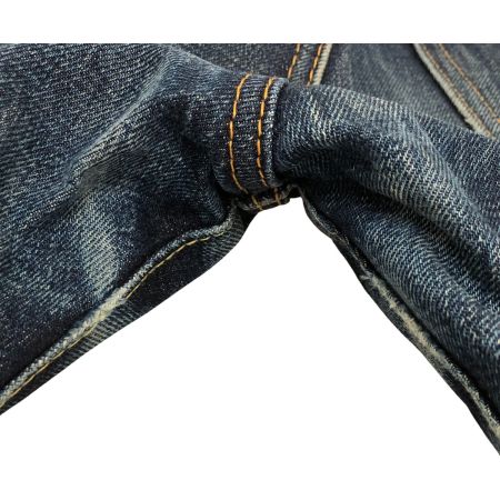  DENIME ドゥニーム ジーンズ Slim STR XX type-OW W31 ダメージ有 古着 50-12-0075 インディゴ