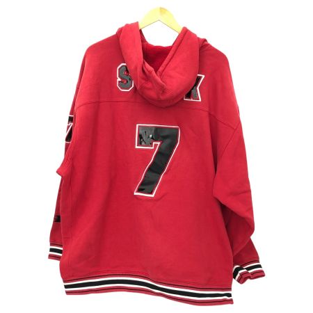  90~00s SCHOOL OF HARD KNOCKS パーカー プルオーバーパーカー SIZE XXL 古着 レッド