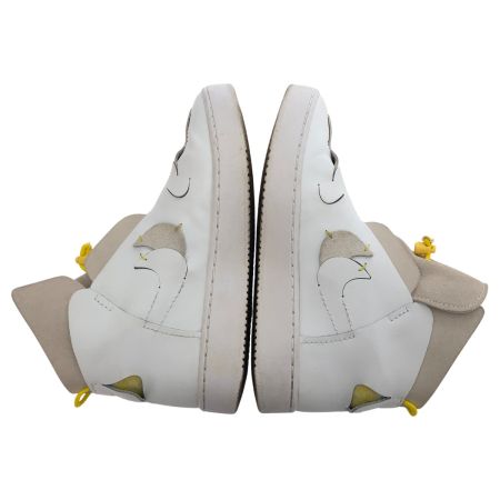  NIKE ナイキ スニーカー ハイカットスニーカー ナイキ バンダライズド NIKE VANDALISED LX WHITE CHROME SIZE 24cmYELLOW  BQ3610-100