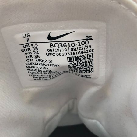  NIKE ナイキ スニーカー ハイカットスニーカー ナイキ バンダライズド NIKE VANDALISED LX WHITE CHROME SIZE 24cmYELLOW  BQ3610-100