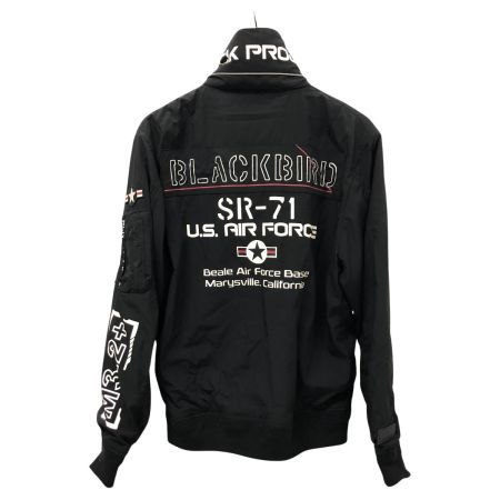  AVIREX アビレックス ジャケット ブラックバードスタンドジップ SIZE L 古着  6102133 ブラック