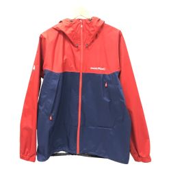 □□ mont･bell モンベル ジャケット サンダーパスジャケット SIZE L 1128635 レッド×ネイビー Bランク
