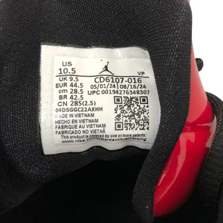  ナイキジョーダン スニーカー ハイカットスニーカー SIZE 28.5cm ジョーダンマックスイン200 CD6107-016 ブラック x レッド