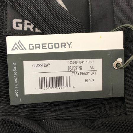  GREGORY グレゴリ バッグ リュック EASY PEASY DAY イージーピージー デイ バックパック  09J29168 ブラック