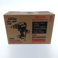 □□ MAKITA マキタ 充電式ドライバドリル　40Ｖ DF003GZ Sランク