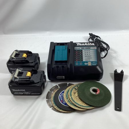 MAKITA マキタ  ディスクグラインダー GA412D 充電器・充電池2個・ケース付 18v 