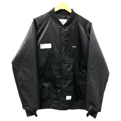 □□ wtaps ダブルタップス ジャケット ナイロンチームジャケット 04(XL) 古着 242TQDT-JKM05 ブラック Bランク