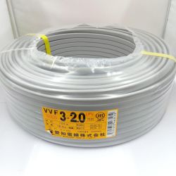□□ 愛知電線 VVFケーブル 電材　3芯 2.0mm×100m Sランク