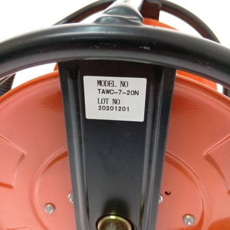  TRUSCO C型エアーリール　　ワンタッチカップリング付　７Ｘ１０ｍｍ　２０ｍ巻　 TAWC-7-20W