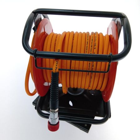  TRUSCO C型エアーリール　　ワンタッチカップリング付　７Ｘ１０ｍｍ　２０ｍ巻　 TAWC-7-20W