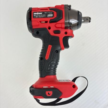 UBERMANN 18V 充電式インパクトレンチ12.7mm角5.0Ahセット UB18VIWBL320BFS ブラック×レッド