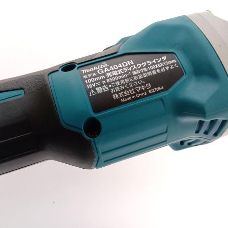  MAKITA マキタ 100ｍｍ　充電式ディスクグラインダ　18Ｖ GA404DRGXN