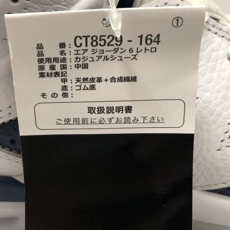  NIKE ナイキ スニーカー SIZE 28cm AIR JORDAN 6 RETRO "OLYMPIC" エア ジョーダン 6 レトロ CT8529-164 ホワイト x ネイビー