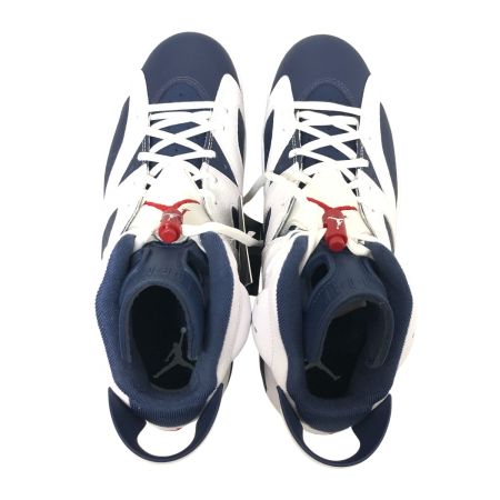  NIKE ナイキ スニーカー SIZE 28cm AIR JORDAN 6 RETRO "OLYMPIC" エア ジョーダン 6 レトロ CT8529-164 ホワイト x ネイビー