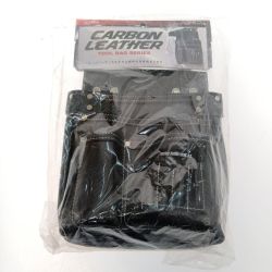 □□ 藤原産業 ＳＫ11　カーボンレザー釘袋 SK-CLK-BP Sランク