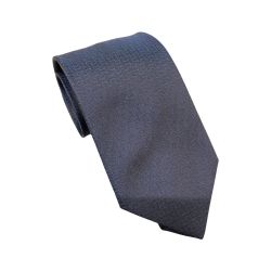 □□ HERMES エルメス ネクタイ カデナ 428868T Hロゴ シルク ネイビー Bランク