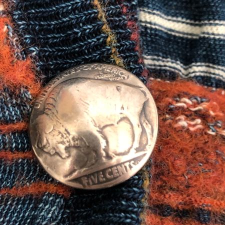  REMI RELIEF レミレリーフ カーディガン SIZE S マルチカラー