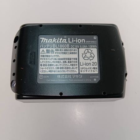  MAKITA マキタ バッテリー18V 6.0Ah BL1860B