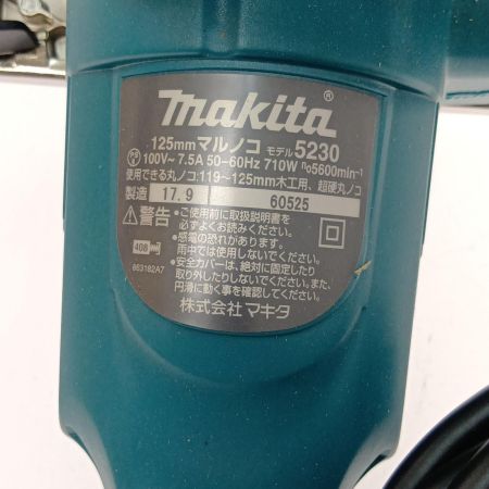  MAKITA マキタ 125ｍｍマルノコ 5230
