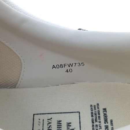  MIHARA YASUHIRO スニーカー　BLALLY CANVAS LOW 25ｃｍ A08FW735 ホワイト