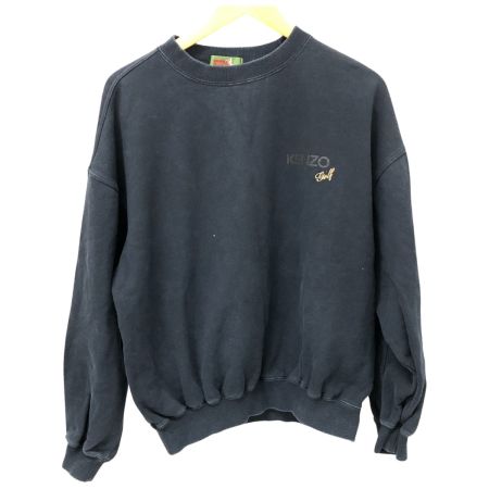  HARE ハレ スウェット トレーナー 80~90s KENZO golf 4(XL) 古着 日本製 ネイビー