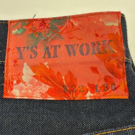  Y's ワイズ ジーンズ デニムパンツ SIZE W32×L36 MH-P16-026 インディゴ
