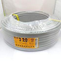 □□ 愛知電線 VVFケーブル 電材　3芯 2.0mm×100m Sランク