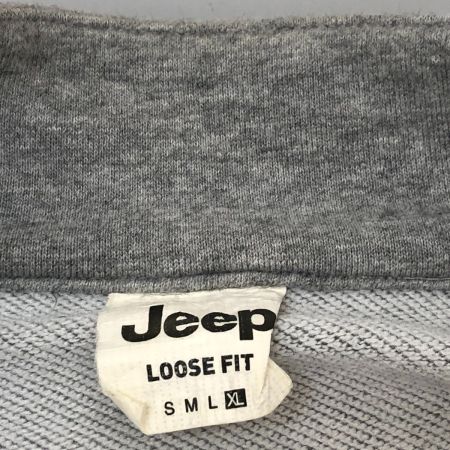  Jeep スウェット ハーフジップスウェット SIZE XL  グレー