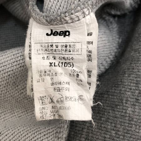  Jeep スウェット ハーフジップスウェット SIZE XL  グレー
