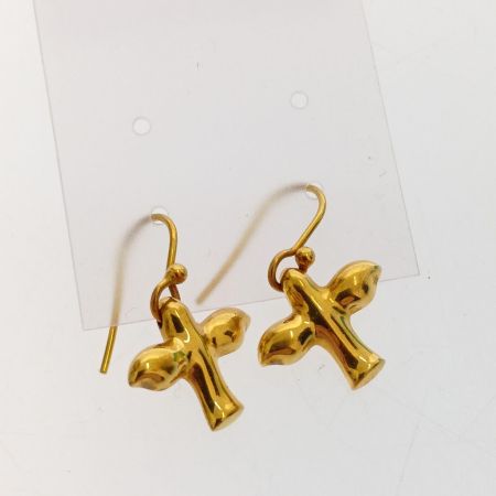  Tiffany & Co. ティファニー バードクロスピアス　 K18 4.3g