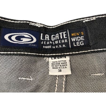  90s L.A.GATE ジーンズ デニムパンツ 38 古着 インディゴ