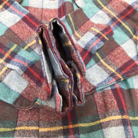  70~80s PENDLETON シャツ ボードシャツ SIZE M 古着 チェック マルチカラー