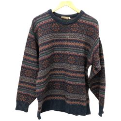 □□ L.L.Bean エルエルビーン ニット セーター SIZE L 古着 マルチカラー Cランク