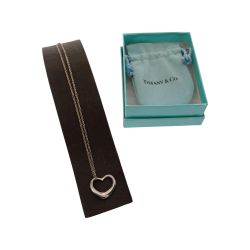□□ Tiffany & Co. ティファニー オープンハートネックレス Bランク