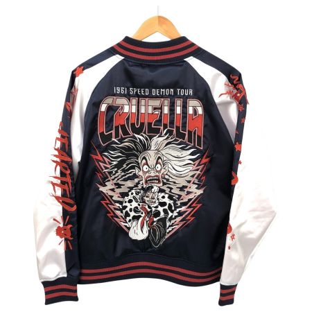  Disney ディズニー ジャケット  スカジャン キャラジャン ヴィランズ SIZE L 2335066200 ネイビー