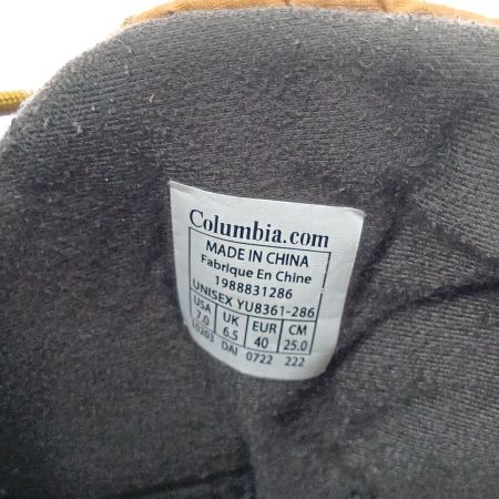  Columbia コロンビア ブーツ　チャケイピア チャッカ オムニヒート 　25ｃｍ YU8361-286 ブラウン