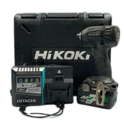 ＊＊ HiKOKI ハイコーキ 36v コードレスインパクトドライバ 充電器・充電池・ケース付き ※PSEマークあり WH36DA ブラック Cランク