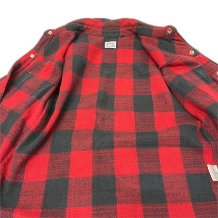  The Flat Head フラッドヘッド ネルシャツ SIZE 38(M) 古着 チェック 026-275-6130 レッド