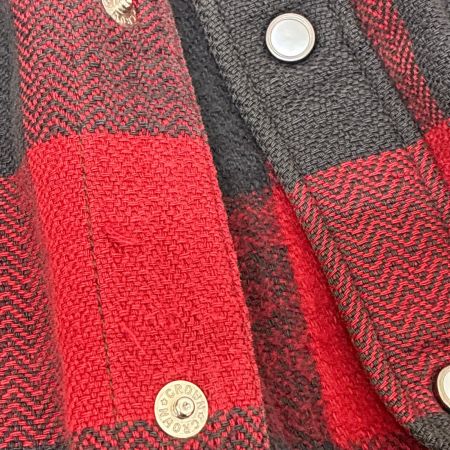  The Flat Head フラッドヘッド ネルシャツ SIZE 38(M) 古着 チェック 026-275-6130 レッド