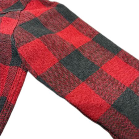  The Flat Head フラッドヘッド ネルシャツ SIZE 38(M) 古着 チェック 026-275-6130 レッド