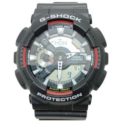 □□ CASIO カシオ 腕時計　G-SHOCK GA-110RL ブラック 本体のみ Bランク