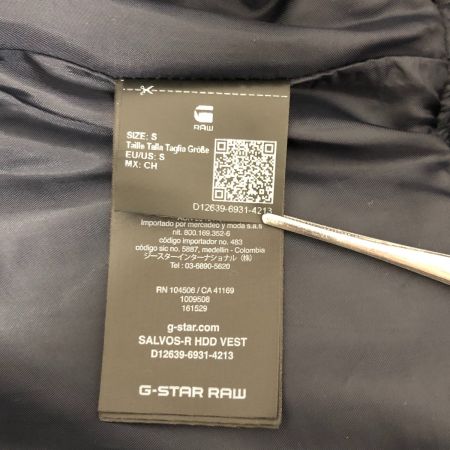  G-star raw ジースターロゥ ベスト ダウンベスト SIZE S ネイビー
